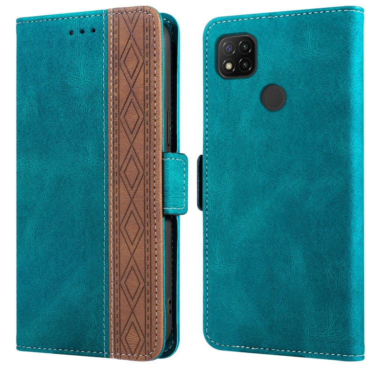 Stitching Side-Magnetic RFID Leather Phone Case, For Xiaomi Redmi 9, For Xiaomi Redmi 9A, For Xiaomi Redmi 9C, For Xiaomi Redmi 9T, For Xiaomi Redmi Note 9 Pro 4G / 9S, For Xiaomi Redmi Note 9 / 10X, For Xiaomi Redmi Note 9T 5G                         ...