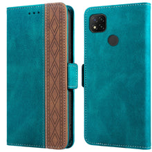 Load image into Gallery viewer, Stitching Side-Magnetic RFID Leather Phone Case, For Xiaomi Redmi 9, For Xiaomi Redmi 9A, For Xiaomi Redmi 9C, For Xiaomi Redmi 9T, For Xiaomi Redmi Note 9 Pro 4G / 9S, For Xiaomi Redmi Note 9 / 10X, For Xiaomi Redmi Note 9T 5G                         ...
