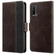 Load image into Gallery viewer, Stitching Side-Magnetic RFID Leather Phone Case, For Xiaomi Redmi 9, For Xiaomi Redmi 9A, For Xiaomi Redmi 9C, For Xiaomi Redmi 9T, For Xiaomi Redmi Note 9 Pro 4G / 9S, For Xiaomi Redmi Note 9 / 10X, For Xiaomi Redmi Note 9T 5G                         ...