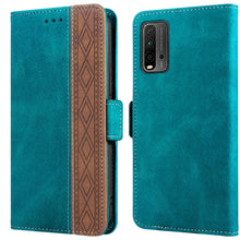 Load image into Gallery viewer, Stitching Side-Magnetic RFID Leather Phone Case, For Xiaomi Redmi 9, For Xiaomi Redmi 9A, For Xiaomi Redmi 9C, For Xiaomi Redmi 9T, For Xiaomi Redmi Note 9 Pro 4G / 9S, For Xiaomi Redmi Note 9 / 10X, For Xiaomi Redmi Note 9T 5G                         ...