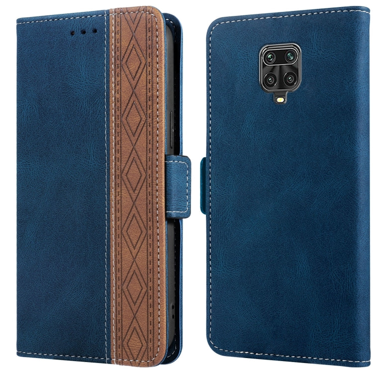 Stitching Side-Magnetic RFID Leather Phone Case, For Xiaomi Redmi 9, For Xiaomi Redmi 9A, For Xiaomi Redmi 9C, For Xiaomi Redmi 9T, For Xiaomi Redmi Note 9 Pro 4G / 9S, For Xiaomi Redmi Note 9 / 10X, For Xiaomi Redmi Note 9T 5G                         ...
