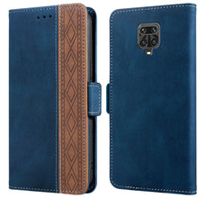 Load image into Gallery viewer, Stitching Side-Magnetic RFID Leather Phone Case, For Xiaomi Redmi 9, For Xiaomi Redmi 9A, For Xiaomi Redmi 9C, For Xiaomi Redmi 9T, For Xiaomi Redmi Note 9 Pro 4G / 9S, For Xiaomi Redmi Note 9 / 10X, For Xiaomi Redmi Note 9T 5G                         ...