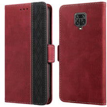 Load image into Gallery viewer, Stitching Side-Magnetic RFID Leather Phone Case, For Xiaomi Redmi 9, For Xiaomi Redmi 9A, For Xiaomi Redmi 9C, For Xiaomi Redmi 9T, For Xiaomi Redmi Note 9 Pro 4G / 9S, For Xiaomi Redmi Note 9 / 10X, For Xiaomi Redmi Note 9T 5G                         ...