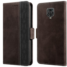 Load image into Gallery viewer, Stitching Side-Magnetic RFID Leather Phone Case, For Xiaomi Redmi 9, For Xiaomi Redmi 9A, For Xiaomi Redmi 9C, For Xiaomi Redmi 9T, For Xiaomi Redmi Note 9 Pro 4G / 9S, For Xiaomi Redmi Note 9 / 10X, For Xiaomi Redmi Note 9T 5G                         ...