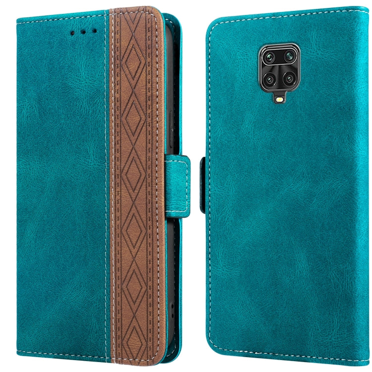 Stitching Side-Magnetic RFID Leather Phone Case, For Xiaomi Redmi 9, For Xiaomi Redmi 9A, For Xiaomi Redmi 9C, For Xiaomi Redmi 9T, For Xiaomi Redmi Note 9 Pro 4G / 9S, For Xiaomi Redmi Note 9 / 10X, For Xiaomi Redmi Note 9T 5G                         ...