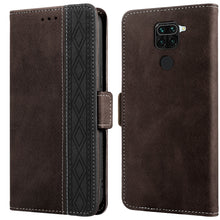 Load image into Gallery viewer, Stitching Side-Magnetic RFID Leather Phone Case, For Xiaomi Redmi 9, For Xiaomi Redmi 9A, For Xiaomi Redmi 9C, For Xiaomi Redmi 9T, For Xiaomi Redmi Note 9 Pro 4G / 9S, For Xiaomi Redmi Note 9 / 10X, For Xiaomi Redmi Note 9T 5G                         ...