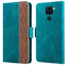 Load image into Gallery viewer, Stitching Side-Magnetic RFID Leather Phone Case, For Xiaomi Redmi 9, For Xiaomi Redmi 9A, For Xiaomi Redmi 9C, For Xiaomi Redmi 9T, For Xiaomi Redmi Note 9 Pro 4G / 9S, For Xiaomi Redmi Note 9 / 10X, For Xiaomi Redmi Note 9T 5G                         ...