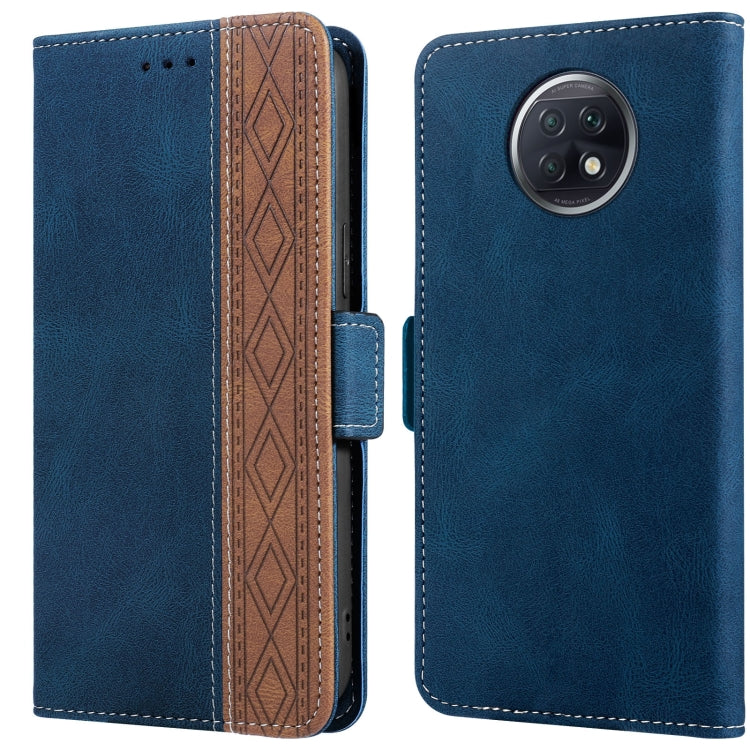 Stitching Side-Magnetic RFID Leather Phone Case, For Xiaomi Redmi 9, For Xiaomi Redmi 9A, For Xiaomi Redmi 9C, For Xiaomi Redmi 9T, For Xiaomi Redmi Note 9 Pro 4G / 9S, For Xiaomi Redmi Note 9 / 10X, For Xiaomi Redmi Note 9T 5G                         ...