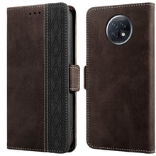 Load image into Gallery viewer, Stitching Side-Magnetic RFID Leather Phone Case, For Xiaomi Redmi 9, For Xiaomi Redmi 9A, For Xiaomi Redmi 9C, For Xiaomi Redmi 9T, For Xiaomi Redmi Note 9 Pro 4G / 9S, For Xiaomi Redmi Note 9 / 10X, For Xiaomi Redmi Note 9T 5G                         ...