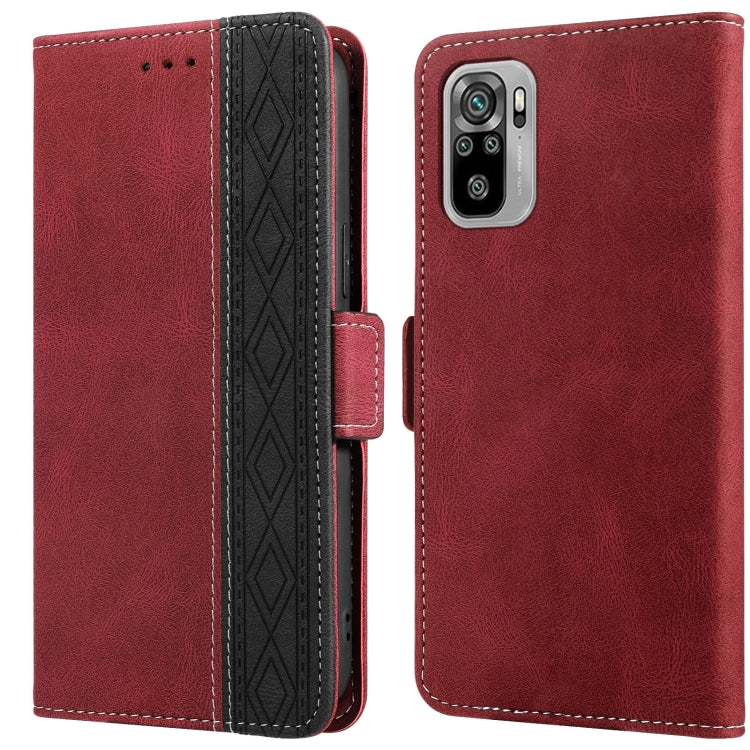 Stitching Side-Magnetic RFID Leather Phone Case, For Xiaomi Redmi 9, For Xiaomi Redmi 9A, For Xiaomi Redmi 9C, For Xiaomi Redmi 9T, For Xiaomi Redmi Note 9 Pro 4G / 9S, For Xiaomi Redmi Note 9 / 10X, For Xiaomi Redmi Note 9T 5G                         ...
