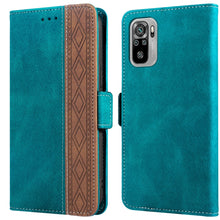 Load image into Gallery viewer, Stitching Side-Magnetic RFID Leather Phone Case, For Xiaomi Redmi 9, For Xiaomi Redmi 9A, For Xiaomi Redmi 9C, For Xiaomi Redmi 9T, For Xiaomi Redmi Note 9 Pro 4G / 9S, For Xiaomi Redmi Note 9 / 10X, For Xiaomi Redmi Note 9T 5G                         ...