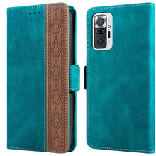 Load image into Gallery viewer, Stitching Side-Magnetic RFID Leather Phone Case, For Xiaomi Redmi 9, For Xiaomi Redmi 9A, For Xiaomi Redmi 9C, For Xiaomi Redmi 9T, For Xiaomi Redmi Note 9 Pro 4G / 9S, For Xiaomi Redmi Note 9 / 10X, For Xiaomi Redmi Note 9T 5G                         ...