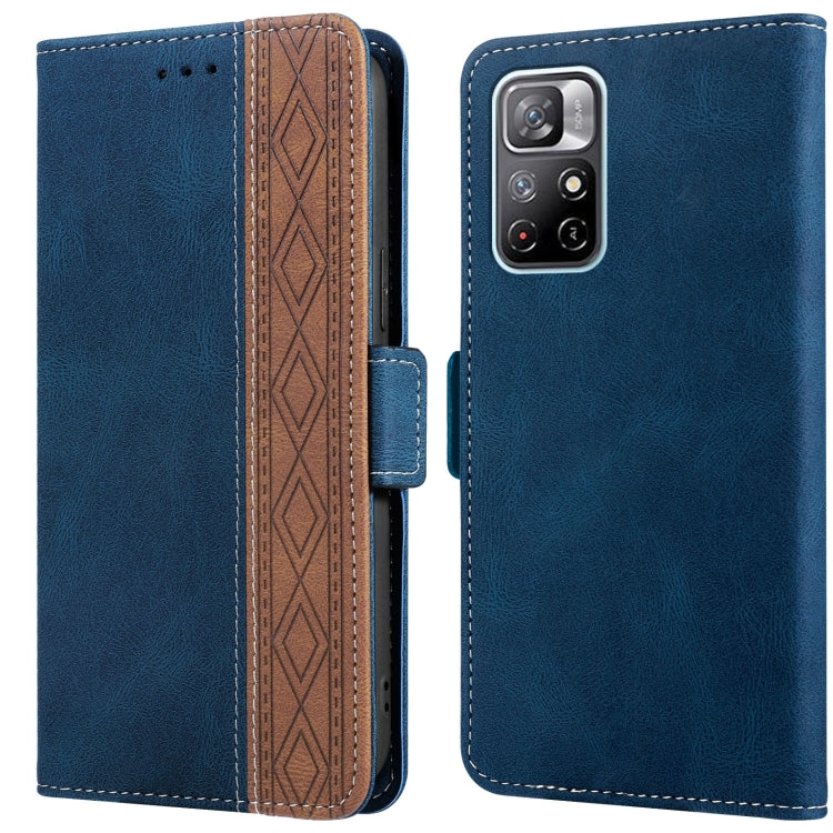 Stitching Side-Magnetic RFID Leather Phone Case, For Xiaomi Redmi 9, For Xiaomi Redmi 9A, For Xiaomi Redmi 9C, For Xiaomi Redmi 9T, For Xiaomi Redmi Note 9 Pro 4G / 9S, For Xiaomi Redmi Note 9 / 10X, For Xiaomi Redmi Note 9T 5G                         ...