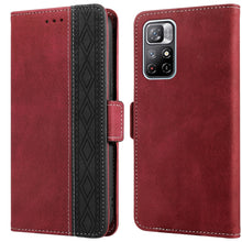 Load image into Gallery viewer, Stitching Side-Magnetic RFID Leather Phone Case, For Xiaomi Redmi 9, For Xiaomi Redmi 9A, For Xiaomi Redmi 9C, For Xiaomi Redmi 9T, For Xiaomi Redmi Note 9 Pro 4G / 9S, For Xiaomi Redmi Note 9 / 10X, For Xiaomi Redmi Note 9T 5G                         ...