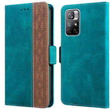 Load image into Gallery viewer, Stitching Side-Magnetic RFID Leather Phone Case, For Xiaomi Redmi 9, For Xiaomi Redmi 9A, For Xiaomi Redmi 9C, For Xiaomi Redmi 9T, For Xiaomi Redmi Note 9 Pro 4G / 9S, For Xiaomi Redmi Note 9 / 10X, For Xiaomi Redmi Note 9T 5G                         ...