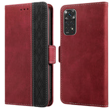 Load image into Gallery viewer, Stitching Side-Magnetic RFID Leather Phone Case, For Xiaomi Redmi 9, For Xiaomi Redmi 9A, For Xiaomi Redmi 9C, For Xiaomi Redmi 9T, For Xiaomi Redmi Note 9 Pro 4G / 9S, For Xiaomi Redmi Note 9 / 10X, For Xiaomi Redmi Note 9T 5G                         ...