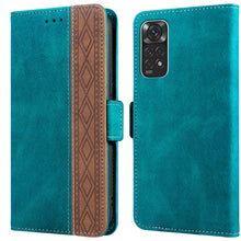 Load image into Gallery viewer, Stitching Side-Magnetic RFID Leather Phone Case, For Xiaomi Redmi 9, For Xiaomi Redmi 9A, For Xiaomi Redmi 9C, For Xiaomi Redmi 9T, For Xiaomi Redmi Note 9 Pro 4G / 9S, For Xiaomi Redmi Note 9 / 10X, For Xiaomi Redmi Note 9T 5G                         ...