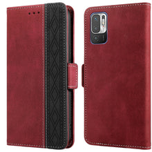 Load image into Gallery viewer, Stitching Side-Magnetic RFID Leather Phone Case, For Xiaomi Redmi 9, For Xiaomi Redmi 9A, For Xiaomi Redmi 9C, For Xiaomi Redmi 9T, For Xiaomi Redmi Note 9 Pro 4G / 9S, For Xiaomi Redmi Note 9 / 10X, For Xiaomi Redmi Note 9T 5G                         ...