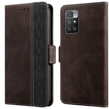 Load image into Gallery viewer, Stitching Side-Magnetic RFID Leather Phone Case, For Xiaomi Redmi 10 4G, For Xiaomi Redmi Note 11 Pro, For Xiaomi Mi 11 Lite, For Xiaomi Mi 11T, For Xiaomi Poco X3, For Xiaomi 12