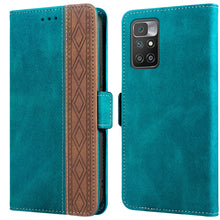 Load image into Gallery viewer, Stitching Side-Magnetic RFID Leather Phone Case, For Xiaomi Redmi 10 4G, For Xiaomi Redmi Note 11 Pro, For Xiaomi Mi 11 Lite, For Xiaomi Mi 11T, For Xiaomi Poco X3, For Xiaomi 12