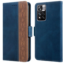 Load image into Gallery viewer, Stitching Side-Magnetic RFID Leather Phone Case, For Xiaomi Redmi 10 4G, For Xiaomi Redmi Note 11 Pro, For Xiaomi Mi 11 Lite, For Xiaomi Mi 11T, For Xiaomi Poco X3, For Xiaomi 12