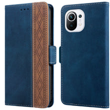 Load image into Gallery viewer, Stitching Side-Magnetic RFID Leather Phone Case, For Xiaomi Redmi 10 4G, For Xiaomi Redmi Note 11 Pro, For Xiaomi Mi 11 Lite, For Xiaomi Mi 11T, For Xiaomi Poco X3, For Xiaomi 12