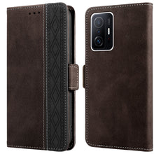 Load image into Gallery viewer, Stitching Side-Magnetic RFID Leather Phone Case, For Xiaomi Redmi 10 4G, For Xiaomi Redmi Note 11 Pro, For Xiaomi Mi 11 Lite, For Xiaomi Mi 11T, For Xiaomi Poco X3, For Xiaomi 12