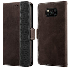 Load image into Gallery viewer, Stitching Side-Magnetic RFID Leather Phone Case, For Xiaomi Redmi 10 4G, For Xiaomi Redmi Note 11 Pro, For Xiaomi Mi 11 Lite, For Xiaomi Mi 11T, For Xiaomi Poco X3, For Xiaomi 12