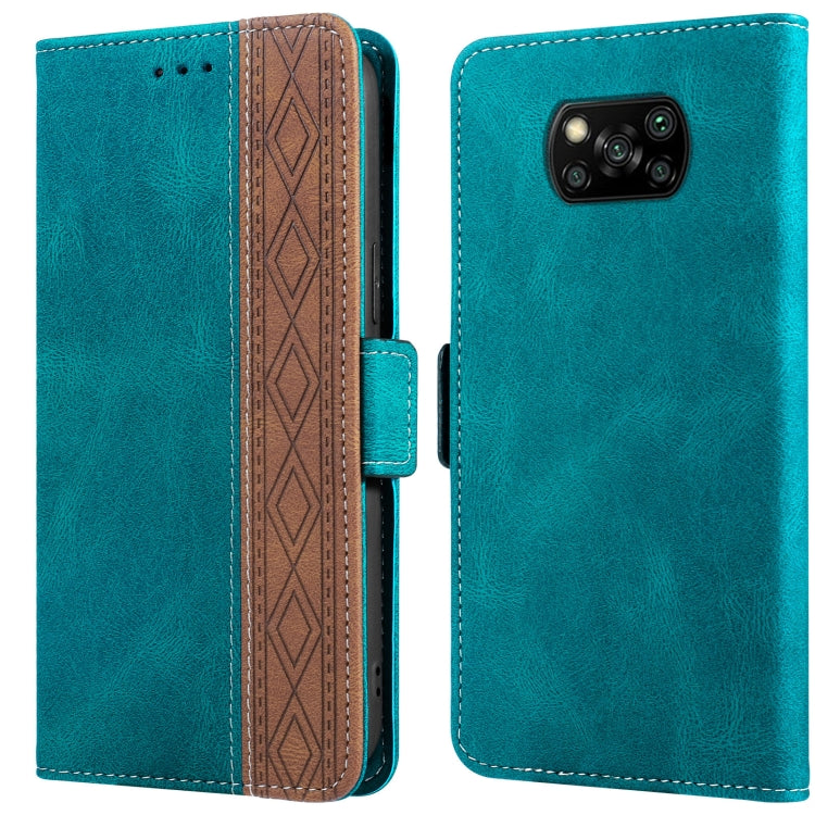 Stitching Side-Magnetic RFID Leather Phone Case, For Xiaomi Redmi 10 4G, For Xiaomi Redmi Note 11 Pro, For Xiaomi Mi 11 Lite, For Xiaomi Mi 11T, For Xiaomi Poco X3, For Xiaomi 12