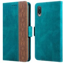 Load image into Gallery viewer, Stitching Side-Magnetic RFID Leather Phone Case, For Samsung Galaxy A02, For Samsung Galaxy A02s, For Samsung Galaxy A03s 166mm, For Samsung Galaxy A12 5G, For Samsung Galaxy A13 4G, For Samsung Galaxy A13 5G, For Samsung Galaxy A22 5G                 ...