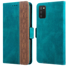 Load image into Gallery viewer, Stitching Side-Magnetic RFID Leather Phone Case, For Samsung Galaxy A02, For Samsung Galaxy A02s, For Samsung Galaxy A03s 166mm, For Samsung Galaxy A12 5G, For Samsung Galaxy A13 4G, For Samsung Galaxy A13 5G, For Samsung Galaxy A22 5G                 ...