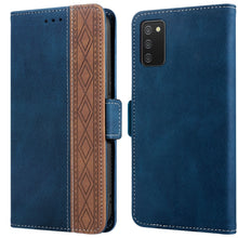 Load image into Gallery viewer, Stitching Side-Magnetic RFID Leather Phone Case, For Samsung Galaxy A02, For Samsung Galaxy A02s, For Samsung Galaxy A03s 166mm, For Samsung Galaxy A12 5G, For Samsung Galaxy A13 4G, For Samsung Galaxy A13 5G, For Samsung Galaxy A22 5G                 ...