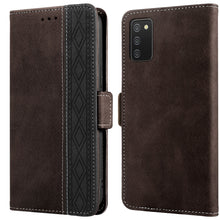 Load image into Gallery viewer, Stitching Side-Magnetic RFID Leather Phone Case, For Samsung Galaxy A02, For Samsung Galaxy A02s, For Samsung Galaxy A03s 166mm, For Samsung Galaxy A12 5G, For Samsung Galaxy A13 4G, For Samsung Galaxy A13 5G, For Samsung Galaxy A22 5G                 ...