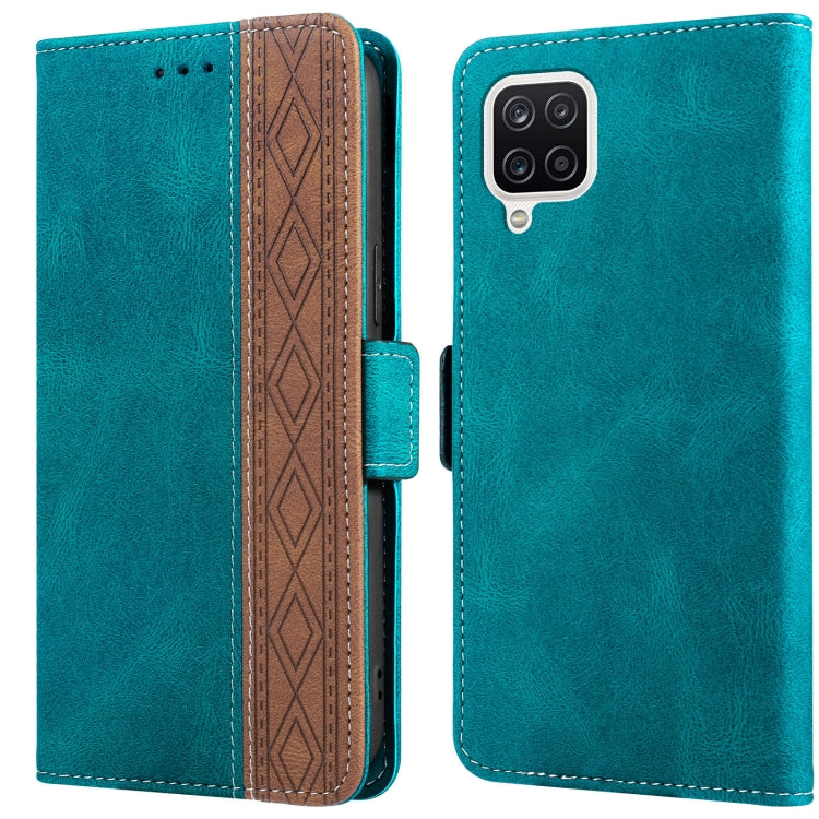 Stitching Side-Magnetic RFID Leather Phone Case, For Samsung Galaxy A02, For Samsung Galaxy A02s, For Samsung Galaxy A03s 166mm, For Samsung Galaxy A12 5G, For Samsung Galaxy A13 4G, For Samsung Galaxy A13 5G, For Samsung Galaxy A22 5G                 ...