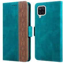 Load image into Gallery viewer, Stitching Side-Magnetic RFID Leather Phone Case, For Samsung Galaxy A02, For Samsung Galaxy A02s, For Samsung Galaxy A03s 166mm, For Samsung Galaxy A12 5G, For Samsung Galaxy A13 4G, For Samsung Galaxy A13 5G, For Samsung Galaxy A22 5G                 ...