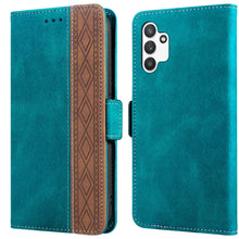 Load image into Gallery viewer, Stitching Side-Magnetic RFID Leather Phone Case, For Samsung Galaxy A02, For Samsung Galaxy A02s, For Samsung Galaxy A03s 166mm, For Samsung Galaxy A12 5G, For Samsung Galaxy A13 4G, For Samsung Galaxy A13 5G, For Samsung Galaxy A22 5G                 ...