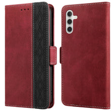 Load image into Gallery viewer, Stitching Side-Magnetic RFID Leather Phone Case, For Samsung Galaxy A02, For Samsung Galaxy A02s, For Samsung Galaxy A03s 166mm, For Samsung Galaxy A12 5G, For Samsung Galaxy A13 4G, For Samsung Galaxy A13 5G, For Samsung Galaxy A22 5G                 ...