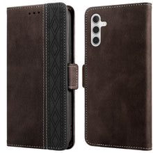 Load image into Gallery viewer, Stitching Side-Magnetic RFID Leather Phone Case, For Samsung Galaxy A02, For Samsung Galaxy A02s, For Samsung Galaxy A03s 166mm, For Samsung Galaxy A12 5G, For Samsung Galaxy A13 4G, For Samsung Galaxy A13 5G, For Samsung Galaxy A22 5G                 ...