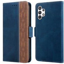 Load image into Gallery viewer, Stitching Side-Magnetic RFID Leather Phone Case, For Samsung Galaxy A02, For Samsung Galaxy A02s, For Samsung Galaxy A03s 166mm, For Samsung Galaxy A12 5G, For Samsung Galaxy A13 4G, For Samsung Galaxy A13 5G, For Samsung Galaxy A22 5G                 ...