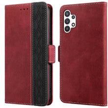 Load image into Gallery viewer, Stitching Side-Magnetic RFID Leather Phone Case, For Samsung Galaxy A02, For Samsung Galaxy A02s, For Samsung Galaxy A03s 166mm, For Samsung Galaxy A12 5G, For Samsung Galaxy A13 4G, For Samsung Galaxy A13 5G, For Samsung Galaxy A22 5G                 ...