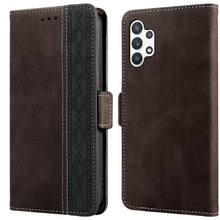 Load image into Gallery viewer, Stitching Side-Magnetic RFID Leather Phone Case, For Samsung Galaxy A02, For Samsung Galaxy A02s, For Samsung Galaxy A03s 166mm, For Samsung Galaxy A12 5G, For Samsung Galaxy A13 4G, For Samsung Galaxy A13 5G, For Samsung Galaxy A22 5G                 ...