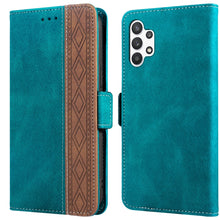 Load image into Gallery viewer, Stitching Side-Magnetic RFID Leather Phone Case, For Samsung Galaxy A02, For Samsung Galaxy A02s, For Samsung Galaxy A03s 166mm, For Samsung Galaxy A12 5G, For Samsung Galaxy A13 4G, For Samsung Galaxy A13 5G, For Samsung Galaxy A22 5G                 ...