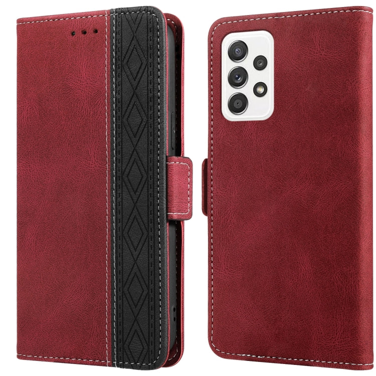Stitching Side-Magnetic RFID Leather Phone Case, For Samsung Galaxy A53 5G, For Samsung Galaxy A72 4G / 5G, For Samsung Galaxy A73 5G, For Samsung Galaxy S10, For Samsung Galaxy S10+, For Samsung Galaxy S20, For Samsung Galaxy S20 FE 5G                ...