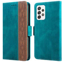 Load image into Gallery viewer, Stitching Side-Magnetic RFID Leather Phone Case, For Samsung Galaxy A53 5G, For Samsung Galaxy A72 4G / 5G, For Samsung Galaxy A73 5G, For Samsung Galaxy S10, For Samsung Galaxy S10+, For Samsung Galaxy S20, For Samsung Galaxy S20 FE 5G                ...