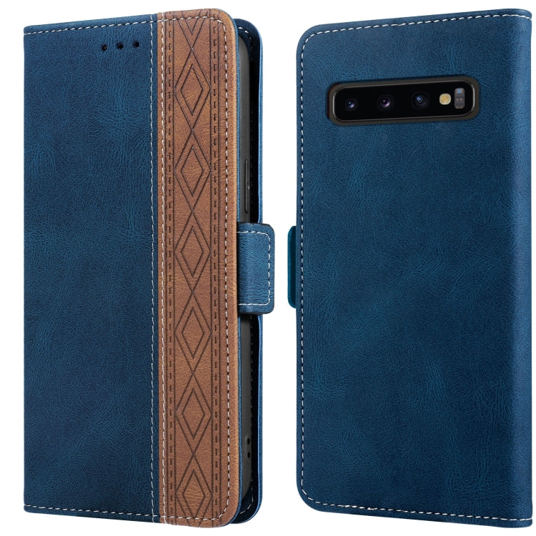 Stitching Side-Magnetic RFID Leather Phone Case, For Samsung Galaxy A53 5G, For Samsung Galaxy A72 4G / 5G, For Samsung Galaxy A73 5G, For Samsung Galaxy S10, For Samsung Galaxy S10+, For Samsung Galaxy S20, For Samsung Galaxy S20 FE 5G                ...