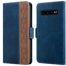 Load image into Gallery viewer, Stitching Side-Magnetic RFID Leather Phone Case, For Samsung Galaxy A53 5G, For Samsung Galaxy A72 4G / 5G, For Samsung Galaxy A73 5G, For Samsung Galaxy S10, For Samsung Galaxy S10+, For Samsung Galaxy S20, For Samsung Galaxy S20 FE 5G                ...