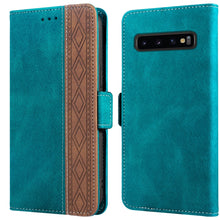 Load image into Gallery viewer, Stitching Side-Magnetic RFID Leather Phone Case, For Samsung Galaxy A53 5G, For Samsung Galaxy A72 4G / 5G, For Samsung Galaxy A73 5G, For Samsung Galaxy S10, For Samsung Galaxy S10+, For Samsung Galaxy S20, For Samsung Galaxy S20 FE 5G                ...