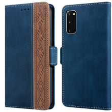 Load image into Gallery viewer, Stitching Side-Magnetic RFID Leather Phone Case, For Samsung Galaxy A53 5G, For Samsung Galaxy A72 4G / 5G, For Samsung Galaxy A73 5G, For Samsung Galaxy S10, For Samsung Galaxy S10+, For Samsung Galaxy S20, For Samsung Galaxy S20 FE 5G                ...