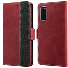 Load image into Gallery viewer, Stitching Side-Magnetic RFID Leather Phone Case, For Samsung Galaxy A53 5G, For Samsung Galaxy A72 4G / 5G, For Samsung Galaxy A73 5G, For Samsung Galaxy S10, For Samsung Galaxy S10+, For Samsung Galaxy S20, For Samsung Galaxy S20 FE 5G                ...