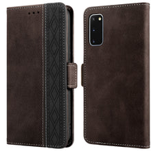 Load image into Gallery viewer, Stitching Side-Magnetic RFID Leather Phone Case, For Samsung Galaxy A53 5G, For Samsung Galaxy A72 4G / 5G, For Samsung Galaxy A73 5G, For Samsung Galaxy S10, For Samsung Galaxy S10+, For Samsung Galaxy S20, For Samsung Galaxy S20 FE 5G                ...